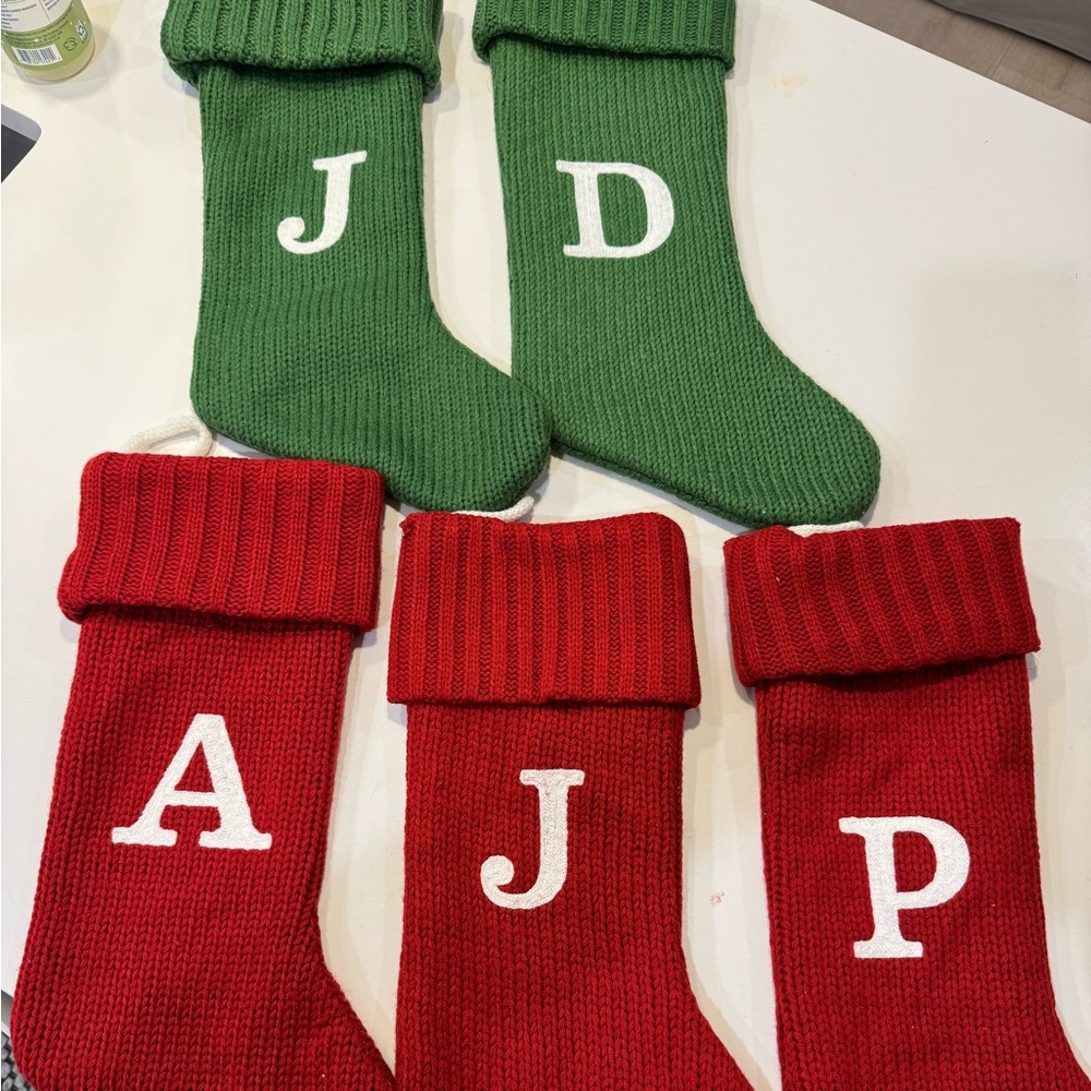 Monogram Christmas Stockings (Target)